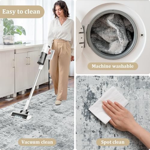 chakme Office Chair Mat for Hardwood Floor, 48"x36" Easy Glide Computer Desk Mat Protector for Rolling Chair Under Desk Rug Nonslip Backing, Machine Wash, (Boho) - Image 6