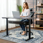 48"x72" Office Chair Mat for Hardwood Floor, Non-Slip Washable Navy - Image 2
