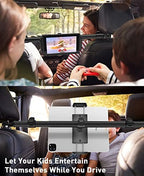Tryone Car Tablet Holder Mount for iPad: Headrest Tablet Stand for Car Back Seat Compatible with iPad Pro Air Mini | Galaxy Tab | Kindle Fire HD | Switch OLED or Other 4.7-16.1" Devices - Image 2