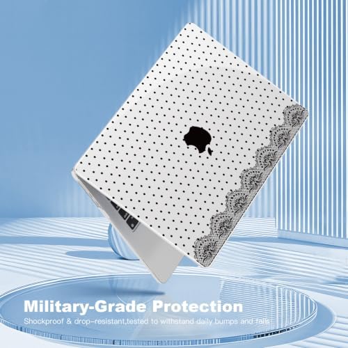 Teryeefi Polka Dots Case Cover for MacBook Air 13.6 inch M5 M4 M3 M2 Chip (2022-2026 Release) - Image 6