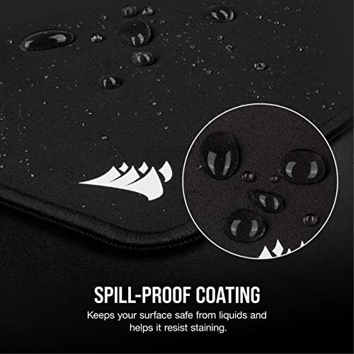 Corsair MM350 PRO Extended XL Premium Spill-Proof Cloth Gaming Mouse Pad – 36.6” Width x 15.7” Height Surface – Black,(Pack of 10) - Image 3