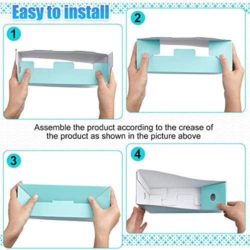 Thenshop 24 Pcs Magazine Files Cardboard Holders,Classic,Mint - Image 3