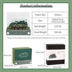HOTOYMDS3D Calendar 2027,3D Desk Calendar 2027,3D Art Calendar Memo Pad 2027,Armored Vehicles Desktop Decoration,Tear-Away 3D Paper Art Notepad,Christmas Gift,New Year Gift/paper sculpture calendar (Armored Vehicles) - Image 3