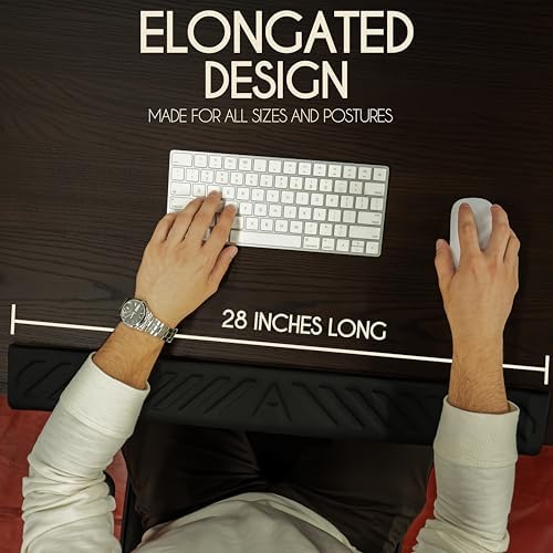 Desk Edge Cushion, Extra Long 28 Inch Arm Rest Pad for Desk, Memory Foam - Image 3