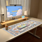 Mousepad Set，Keyboard Mat+Wrist Support Mouse Pad+Wrist Rest Pad+Coaster - Image 7