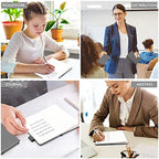 feela 15 Pack Pocket Small Notebooks Bulk, Mini Cute Notepads Hardcover College Ruled Lined Journals with Pen Holder for School Business Memos, with 15 Black Pens, 3.5”x 5.5”, A6, Gray - Image 7