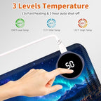 Heated Desk Pad & Mouse Pad, 3 Heat Levels, 3-Hour Auto Shut-Off - Image 5