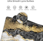 36x24 Mouse Pad Black and Gold Marble Giant Desk Mat XXXL Mousepad Extra Large Desk Pad Oversized Huge Computer Mat with Stitched Edges Non-Slip Rubber Base for Office Work Home Game - Image 5