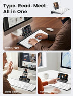 Vaydeer 2-in-1 Metal Keyboard Stand with Phone Stand for Desk - Image 7