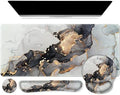 iCasso Grey Marble Mouse Mat 35.4"x15.7", Computer Pad for Teacher by iCasso