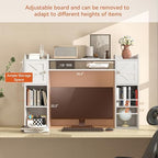 ELECWISH Desktop Bookshelf, Desk Shelf for Computer Desk, 45", 8 Tier - Image 5