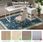 48"x60" Office Chair Mat for Hardwood Floor, Washable Non-Slip Protector - Image 2