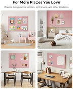 48" x 36" Large Cork Bulletin Board Tiles, Peel and Stick Felt Wall Panels for Vision, Message Center, Picture and Prayer Board for Office, Dorm, Room and Desk Decor(Pink) - Image 7