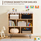 Goodpick 4 Pack Storage Baskets for Organizing Shelves, Black - Image 2