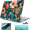 Mektron Case for 13.8" Microsoft Surface Laptop 8/7 (2026/2024) Surface Laptop 13.8 Inch Cover Fits Model 2036, Keyboard Cover +Screen Protector +Dust Plugs, Abstract Florals by Mektron