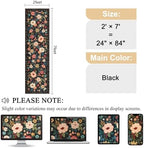 DUKINO 2x7 Runner Rug for Hallway, Washable Runner Rug Non Slip, Black - Image 2