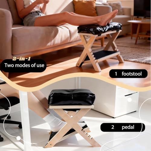 Adjustable Foot Rest for Under Desk at Work, Foot & Leg Rest - Image 5