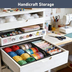 DIMJ Drawer Organizer Clothes Storage - 26 Pack Baby Dresser Organizer for Nursery, Foldable Closet Drawer Organizer Bins for Bedroom Organization, Fabric Storage Dividers for Socks, Underwears, Bras - Image 6