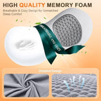 FunBy Lumbar Support Pillow,Triple Fusion Massager for Sciatica LightGray - Image 6