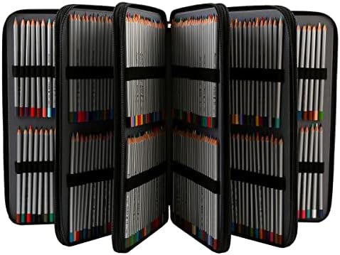 480 Individual-Slots Colored Pencil Case w/Handle & Shoulder Strap - Image 3