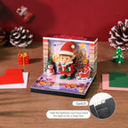 3D Art Calendar Memo Pad 2027,Time Piece Calendar 3D Christmas Elf Notepad Creative Rip Away Calendar Paper Carving Note - Image 3