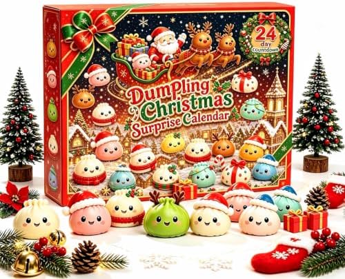 Christmas Squishies Advent Calendar 2026 for Adults, 03# Christmas Calendar by Bidobibo
