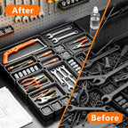 [UPGRADED 100 PCS IN 6 SIZES] Toolbox Organizer, Desk Drawer Organizer Bins, Tool Box Drawer Organizer Tray, Non- Slip Toolbox Organization for Rolling Tool Chest Workbench Garage - Image 6