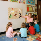 Scalloped Bulletin Board 24x18 inches, Decorative Felt Pin Board for Wall - Image 7