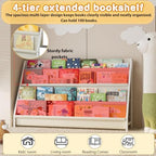 4-Tier Extended Kids Bookshelf, Book Shelf for kids rooms，bookshelf for kid - Image 3