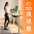 1-Inch Thick Anti-Fatigue Mat for Kitchen and Standing Desk, 20"x39", Khaki - Image 3