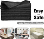 Tanlade Cleaning Cloth Dry Erase Cloth, Black, 6 x 6 Inch, 100 Pcs - Image 4