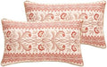 ISAENNE Designer Linen Throw Pillow Cover,Set of 2,20"x12"-Chamonix A by Isaennehomedecoration