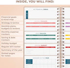 Clever Fox Budget Planner & Monthly Bill Organizer, Medium Rose Gold - Image 3