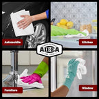 AIDEA Microfiber Cleaning Cloth White, 400PK, Shop Towels 12×12" - Image 5