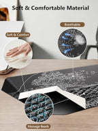 2-in-1 Ergonomic Keyboard Stand with Wrist Rest, Kanagawa Wave - Image 6