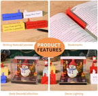 3D Art Calendar Memo Pad 2027,Desk Time Piece Calendar 3D Christmas Snowman Notepad Creative Rip Away Calendar Paper Carving Note - Image 5