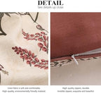 ISAENNE Designer Linen Throw Pillow Cover,Set of 2,28"x12"-Helena A - Image 6