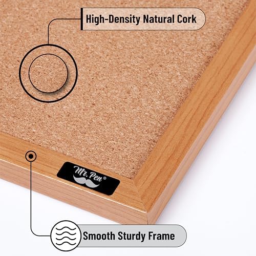 Mr. Pen- Cork Board, 24”x36”, Bulletin Board, Cork Bulletin Board - Image 3