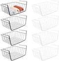 8Pcs Under Shelf Storage Basket, Metal Wire Under Cabinet Basket by INTERWARM