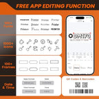 Heat Shrink Wire Label Maker, Bluetooth Industrial Label Machine with Tapes - Image 5