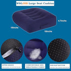 WSGJHB Office Chair Cushion Pillow Adult Car Booster Seat Cushions - Image 6