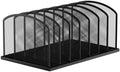MINDEPOT Desk File Organizer 7 Sections Upright Mesh File Sorter Organizer for Desk, Office Organization File Holder for Home, Office & Classroom (Black, 1Pack) by MINDEPOT