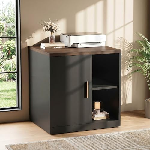 ModernMate Printer Stand with Door, Open Adjustable Shelves by ModernMate