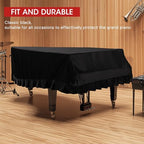 Grand Piano Cover Dustproof Baby Grand Piano Protective Cover - Image 2