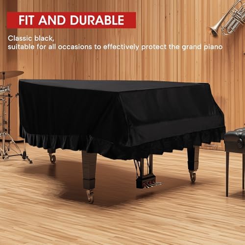 Grand Piano Cover Dustproof Baby Grand Piano Protective Cover - Image 2