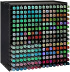 Marker Organizer,240 Slots Marker Storage with Divider,Black by Yrangee