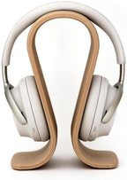 Headphone Stand Compatible with AirPods Max 2 & Most Over-Ear Headphones, Desktop Headset Holder for Home and Office(B style - Oak color) - Image 5