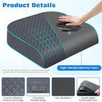 Seat Cushion, Office Chair Cushion, Chair Pad, Large, Gray, X-Large - Image 3