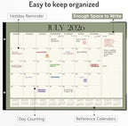 Forvencer Desk Calendar 2026-2027, 20 Months Calendar May 2026 to Dec 2027 - Image 4