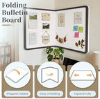 Bulletin Board Decorative Felt Foldable Vision Photo Pin Boards - Image 5